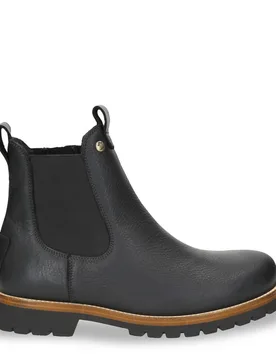 Mens Beny Igloo C1 Black Waterproof Leather Chelsea Boots - Size Eu 41 - Panama jack - FashionsVida