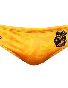 Lucky Cat Swimming Brief Orange XL Men - TURBO - FashionsVida