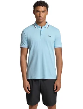 HUGO BOSS Polo Paddy, iceblau s - BOSS - FashionsVida