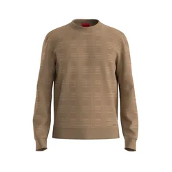 Hugo Pull Simoh 10281263 Red Beige Overflow XL