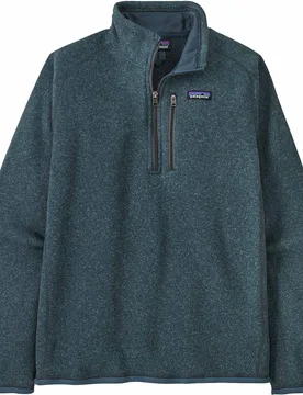 Polaire chaude et confortable - M's Better Sweater 1/4 Zip Summit Blue - Taille XL - Bleu - Patagonia - FashionsVida