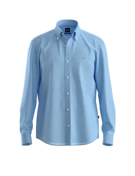 Chemise à Manches Longues Liam 10261979 Light / Pastel Blue 2XL - BOSS - FashionsVida
