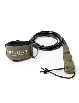 Leash De Surf 7´0`` X 7mm Regular Army Black One Size unisex - Koalition - FashionsVida