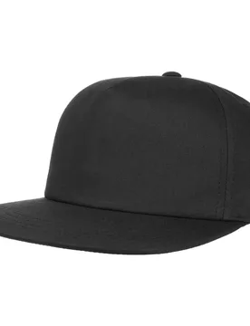 Panel Unstructured Snapback Cap - black - Female - Size: One Size - Hatshopping.co.uk - FashionsVida