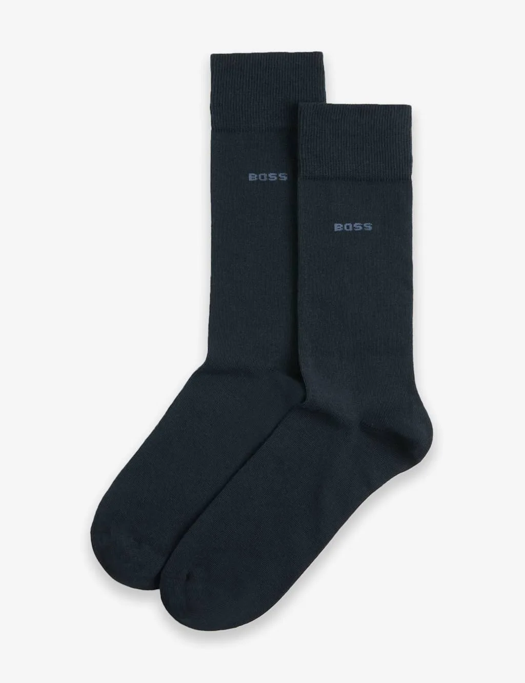 Pack Cotton Rich Ankle Socks Navy male - BOSS - FashionsVida