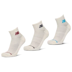 Ankle 3 Pack Unisex Socks - White - Size 8.5-10 - Cotton - White - Size: 8.5-10