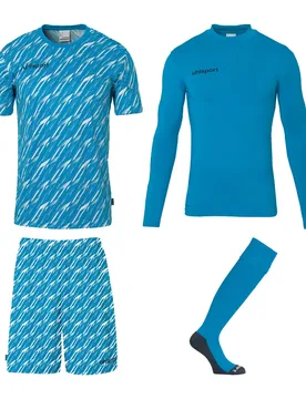 Torwartset Progressive - Bleu - male - Size: 2XL - Uhlsport - FashionsVida