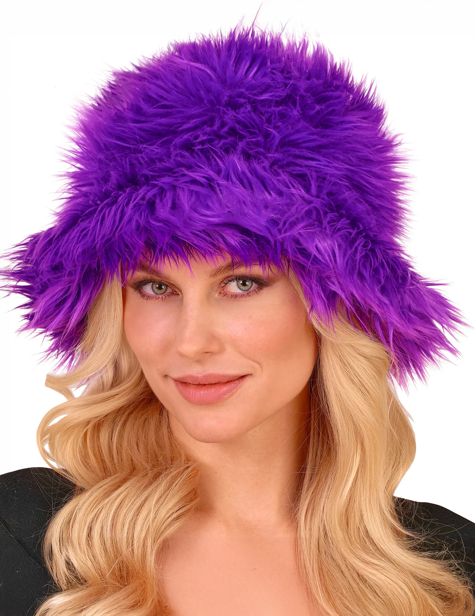 Plüsch Anglerhut Lila für Erwachsene - Widmann - FashionsVida