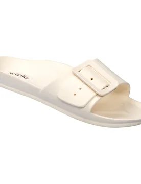 Bade-Pantolette „Kreta“ beige 39 Damen - wonderwalk - FashionsVida