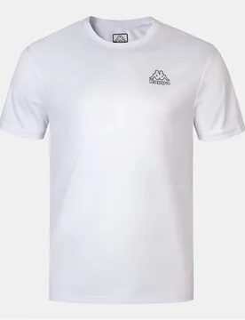 Mens Quick Dry T-Shirt In White - Size X-Large - Kappa - FashionsVida