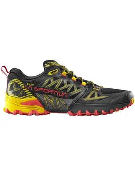 Chaussures de trail en GORE-TEX® - Bushido III GTX Black/Yellow - Taille 43 - Noir - La Sportiva - FashionsVida