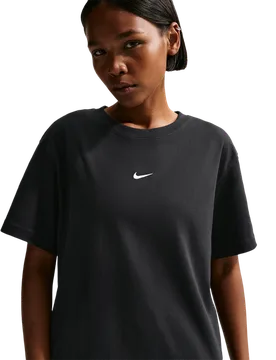 Sportswear Damen T-Shirts - Schwarz - Größe 34 - Baumwoll-Jersey Black 34 - Nike - FashionsVida