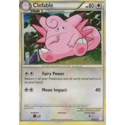 Pokemon HeartGold & SoulSilver 3/123 Clefable (Holo)