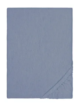 Spannbetttuch Melange blau, 180x200 cm - 200x200 cm - Biberna - FashionsVida