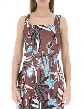 Blusa smanicata TERRA L - Rinascimento - FashionsVida