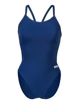 Team Challenge Solid Swimsuit Navy / White FR 32 Women - Arena - FashionsVida