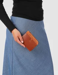 Leather Purse Tan female