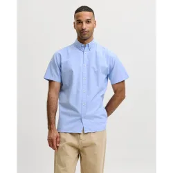 Jack & Jones - Camisa Oxford de manga corta de hombre