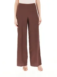 Pantalone a palazzo MARRONE L