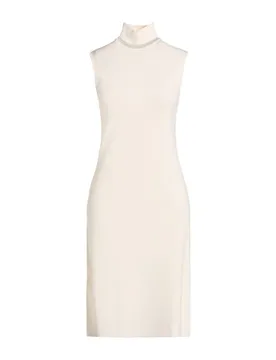 Midi-Kleid Damen Elfenbein 34,36 Damen - PUROTATTO - FashionsVida