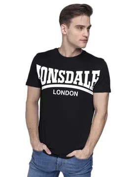 T-shirt à Manches Courtes York Black 3XL - Lonsdale - FashionsVida