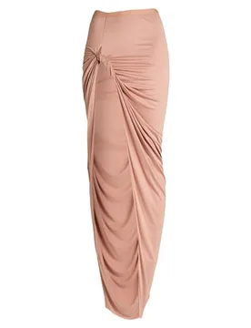Falda larga Mujer Rosa antiguo 36,40,42 Mujer - Rick Owens Lilies - FashionsVida