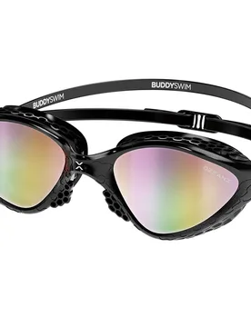 Ozeanx Mirror Swimming Goggles Black / Iridium One Size Men,Women - Buddyswim - FashionsVida