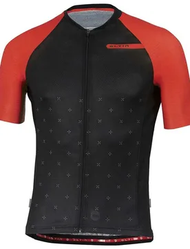 Maglia A Maniche Corte Resistance Black / Red - Eltin - FashionsVida