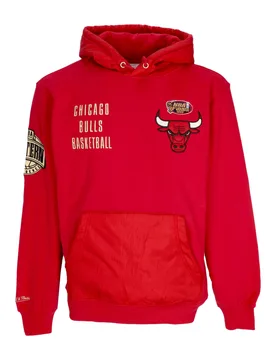 Felpa Cappuccio Uomo Nba Team Og 2.0 Fleece Hoodie Vintage Logo Chibul Original Team Colors - Mitchell & Ness - FashionsVida