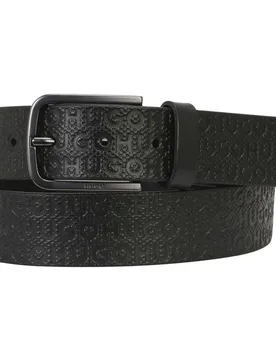Hugo Cintura Gurth Mono Sz35 1022665 01 Black 105 cm - Hugo Boss - FashionsVida