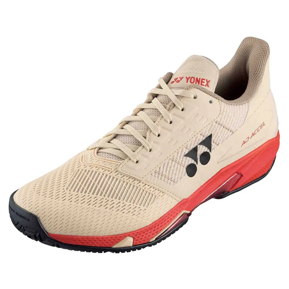 Pc Ad Accel All Court Shoes Sand Beige UK 10.5 - Yonex - FashionsVida