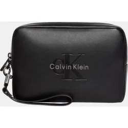 Bolso de mano de hombre con logo frontal