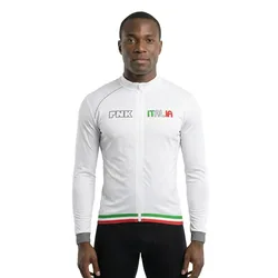 Maglia A Maniche Lunghe Italia White