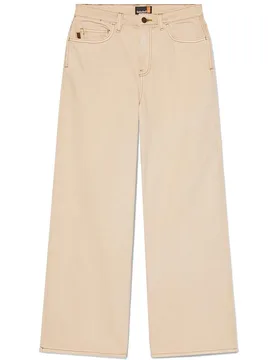 Vaquero de mujer de pernera ancha en beis - Timberland - FashionsVida