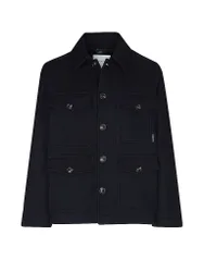 Chaqueta de lana azul XL