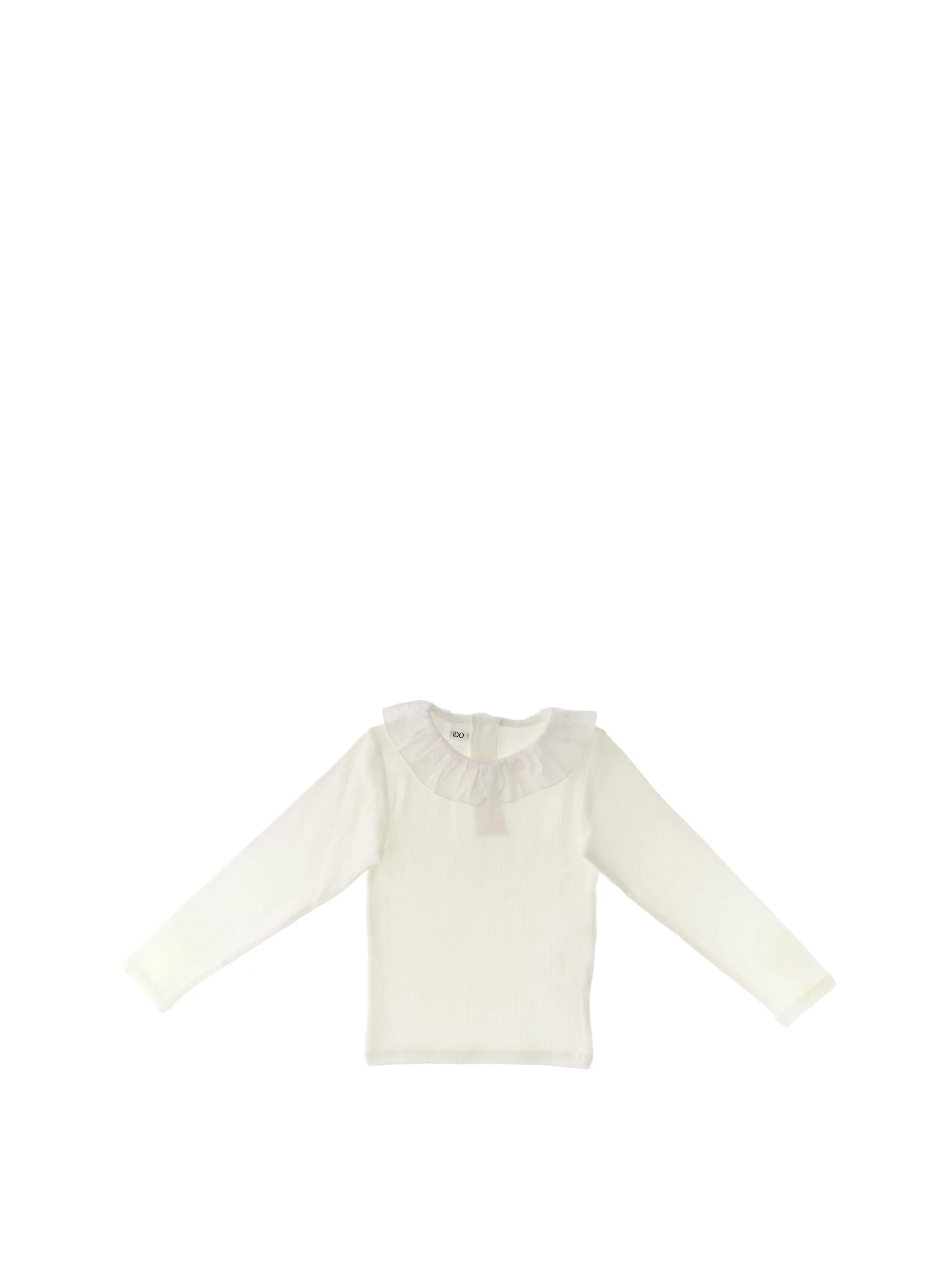 IDO Maglia con colletto BIANCO 4A - iDO - FashionsVida