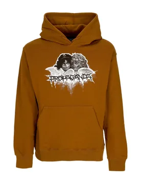 Felpa Cappuccio Uomo Innocent Hoodie Brown - Propaganda - FashionsVida