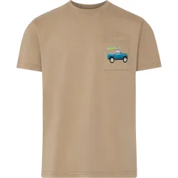 Camiseta de hombre lavada con diseño