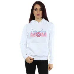 Women's Avengers Captain America Mum Hoodie in White Size: Large - White - Size: L