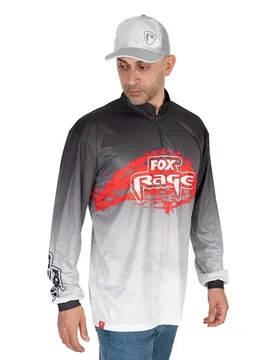 Performance Long Sleeve T-shirt Black / White 2XL Men - Fox Rage - FashionsVida