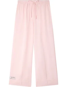 Pantalones anchos de mujer satinados fluidos - sandro - FashionsVida