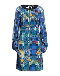 Midi-Kleid Damen Blau 34 Damen