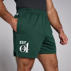 Pantalón corto de rejilla para hombre de MP - Esmeralda oscuro - M