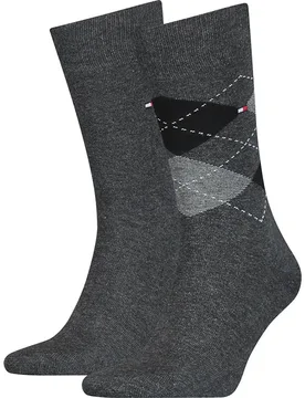 Pack de dos pares de calcetines cortos de hombre varios colores - Tommy Hilfiger - FashionsVida