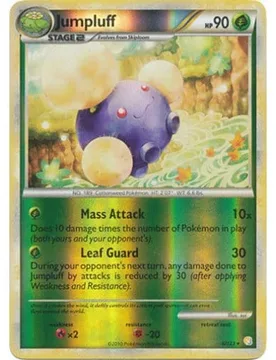 Pokemon HeartGold & SoulSilver 6/123 Jumpluff (Reverse Holo) - Pokémon - FashionsVida