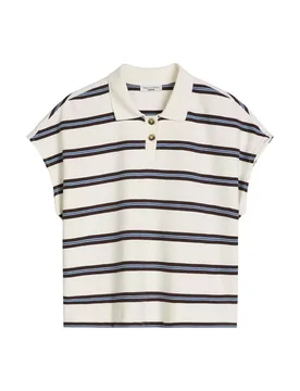 T-hirt, L, Polo, Button Placket, female - S - FashionsVida