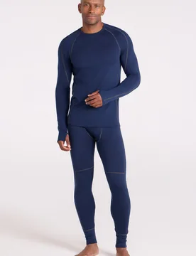 Asgard Mens Merino Top & Pant Set - Dark Blue - Dark Blue - Size: 4XL - Mountain Warehouse - FashionsVida