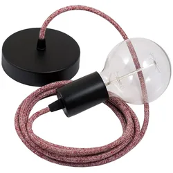 Cables Suspension Luminaire Rs83 50 Cm Glittering Red / Black One Size