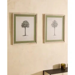 Set de 2 cuadros Palmeras I