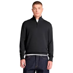 Pull Williams River Cotton 1/4 Zip Black XL